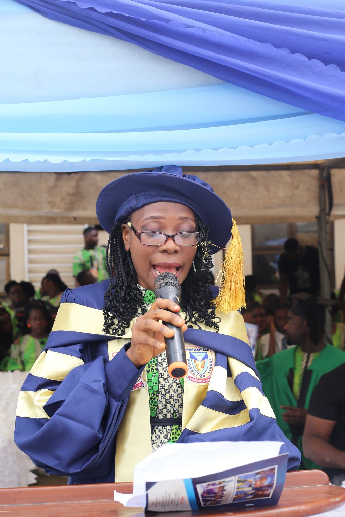 Potasfield Foundation School Scholar in Full School Uniform